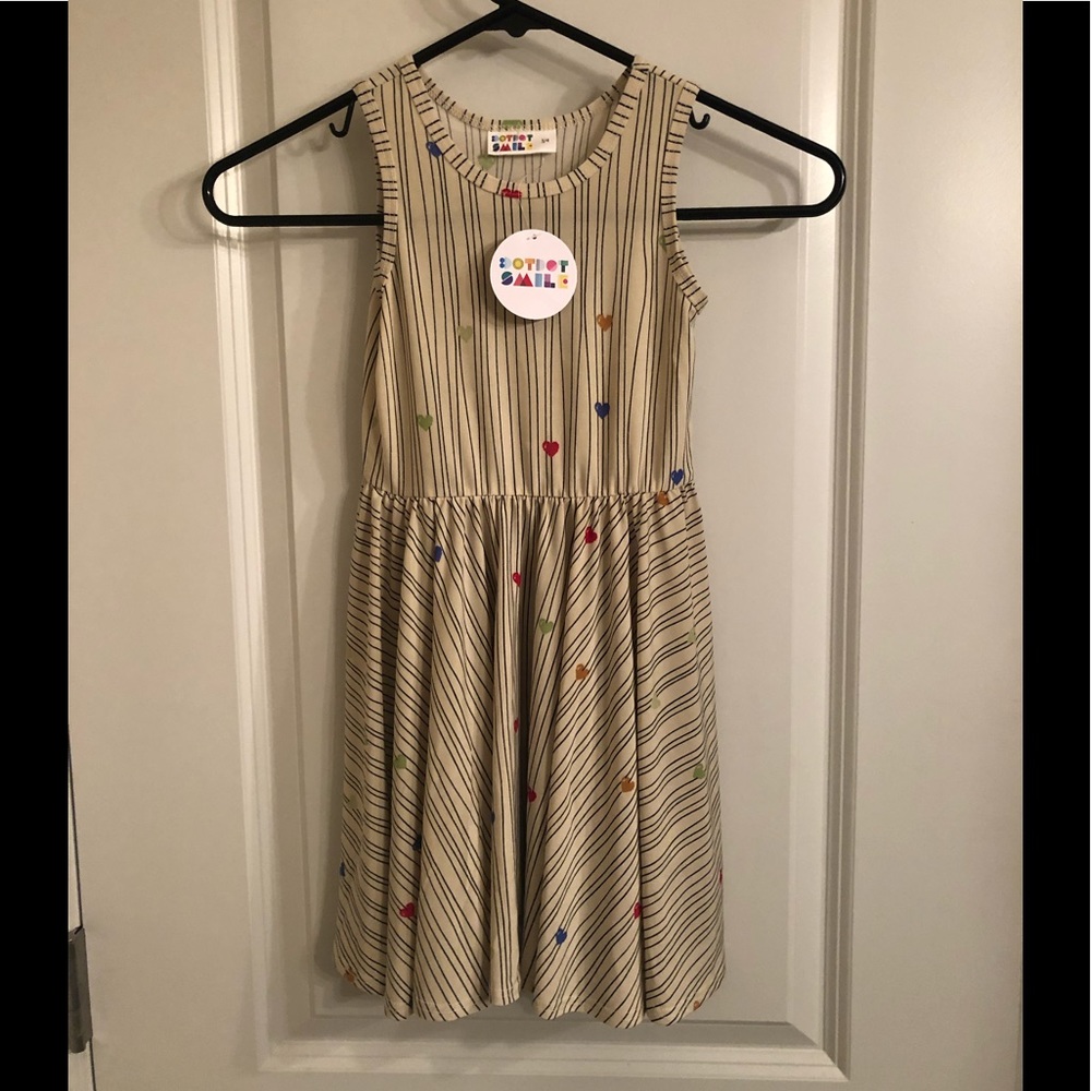 3/4 “Hearts on String” DotDotSmile Tank Dress NWT